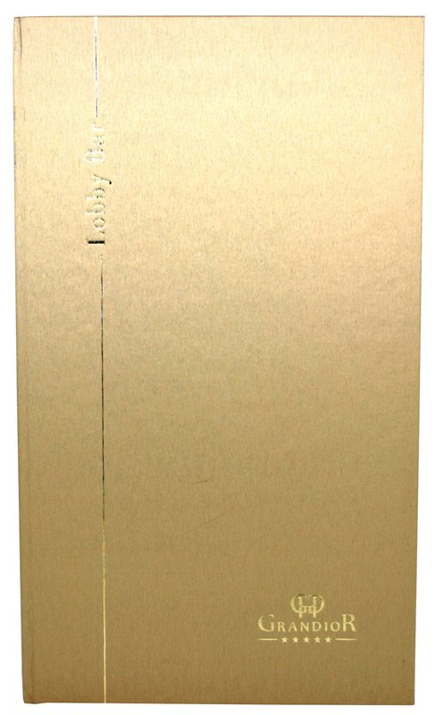 Speisekarte LUCIS 2/3A4 - metallisierte Buchbinderpapier